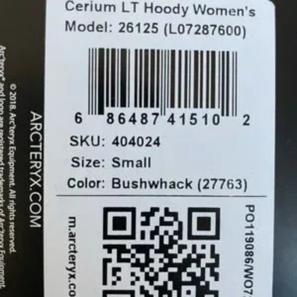 NWT Arcteryx Green Down jacket S - Picture 2 of 7